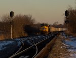 Stopped at the westend of Seven Mile siding, UP 5366 leads 264 RoadRailer.